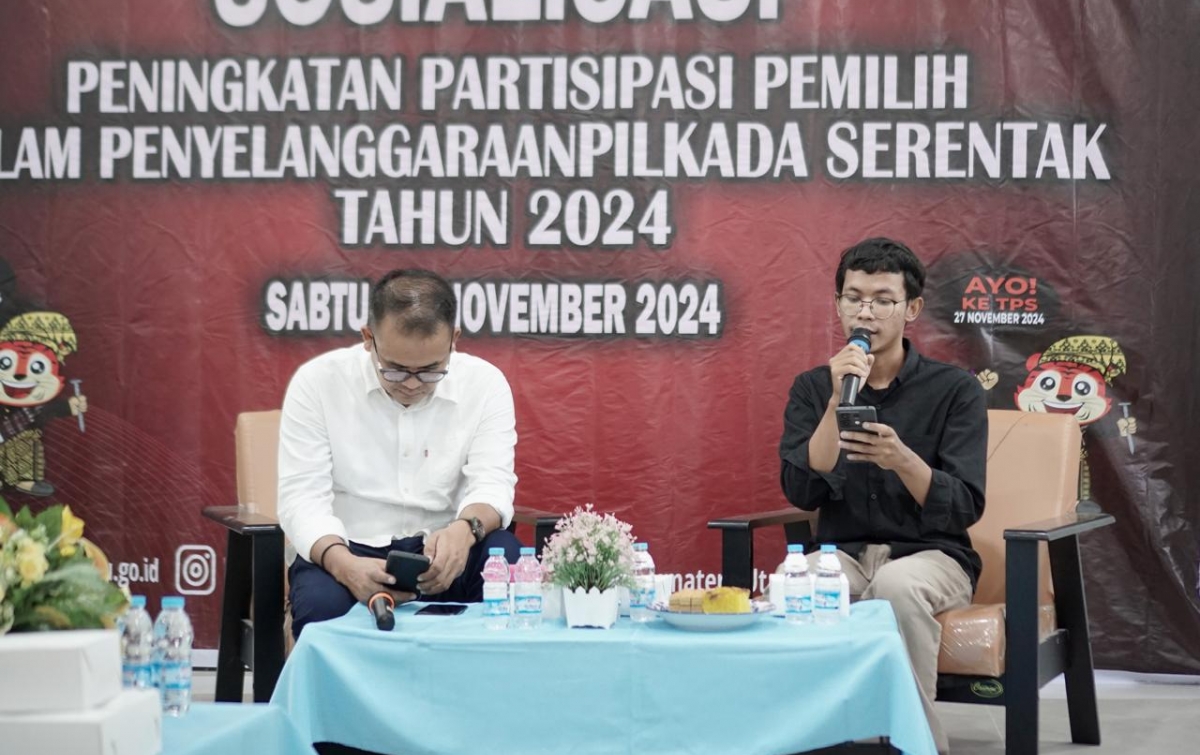 Sosialisasi Peningkatan Partisipasi Pemilih dalam Penyelenggaraan Pilkada Serentak 2024