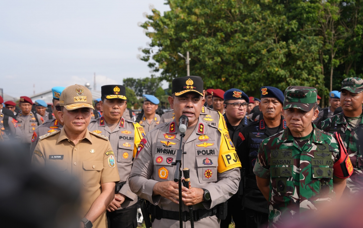 Kapolda Sumut Pastikan Personel Pengamanan TPS Tidak Boleh Bawa Senjata Api