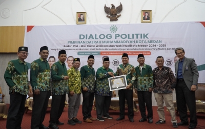 Dialog Politik Bersama PD Muhammadiyah Medan, Prof Ridha Paparkan 4 Fokus Visi-Misi