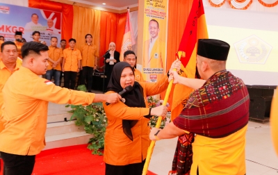 Bawa Misi Kesejahteraan Rakyat-Semangat Gotong Royong, DPC MKGR Padangsidimpuan Resmi Dilantik