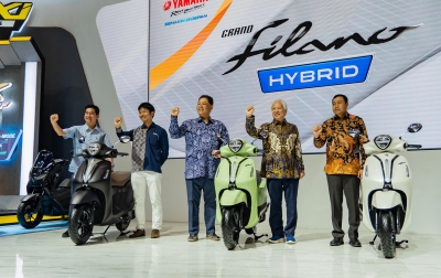 Yamaha Grand Filano Warna Baru Curi Perhatian Pengunjung IMOS 2024