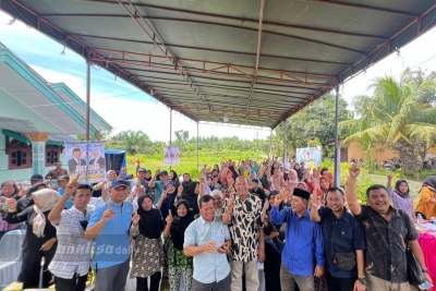 Warga Stabat Mendukung Paslon Satria di Pilkada Langkat