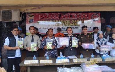 18 Kg Sabu dan 86.500 Butir Ekstasi Disita, 4 Orang Kurir Ditangkap