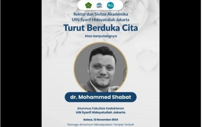 Dokter lulusan Indonesia Mohammed Shabat Gugur di Gaza