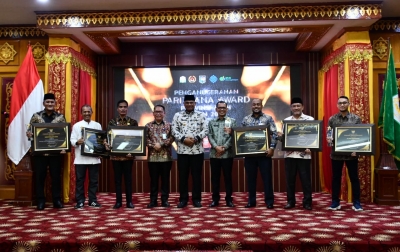 Paritrana Award 2024, Pj Gubernur Safrizal Tegaskan Komitmen Perlindungan Ketenagakerjaan