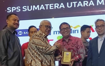 Pertamina Patra Niaga Sumbagut Menerima Anugerah Mitra Media 2024