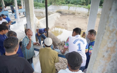 Bobby Datangi Waduk yang Tak Terurus 50 Tahun di Langkat