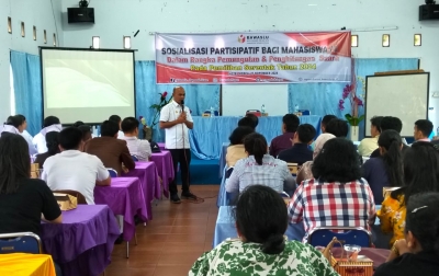 Bawaslu Taput Sosialisasi Partisipatif Bagi Kalangan Mahasiswa