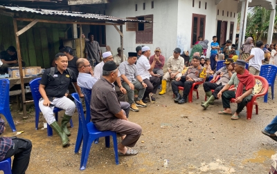 Putra Mahkota Alam Sambangi Korban Musibah Banjir, Sampaikan Belasungkawa