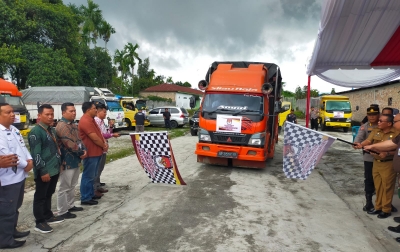 KPU Dairi Distribusikan Logistik ke 8 Kecamatan