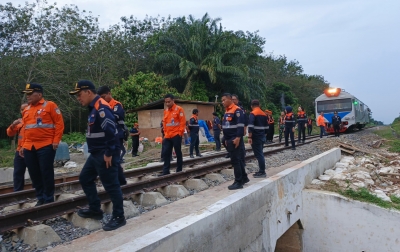 Manajemen KAI Divre I Sumut Cek Lintas Medan-Rantauprapat, Antisipasi Musim Hujan