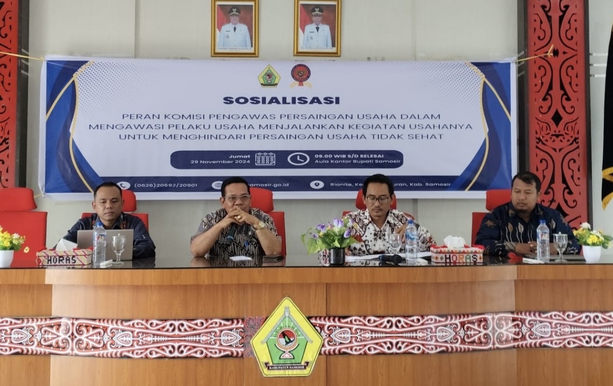 KPPU Kawal Proses Pengadaan Barang dan Jasa yang Sehat di Samosir