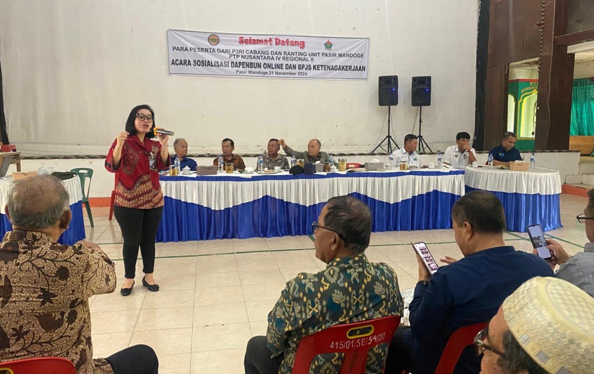 BPJS Ketenagakerajaan Sosialisasi Program dan Berikan Santunan kepada P3RI Kebun Mandoge