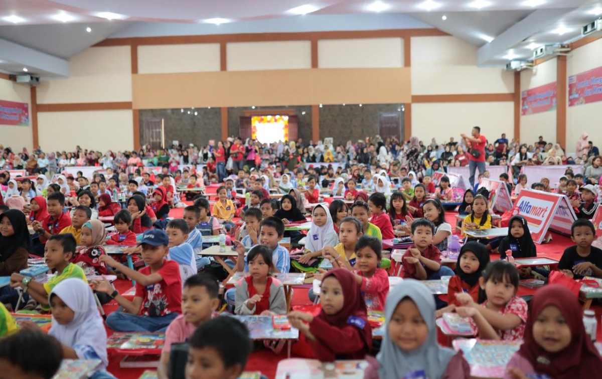 Anak-anak di 10 Kota Diajak Berkreasi Lewat Lomba Mewarnai dan Menggambar