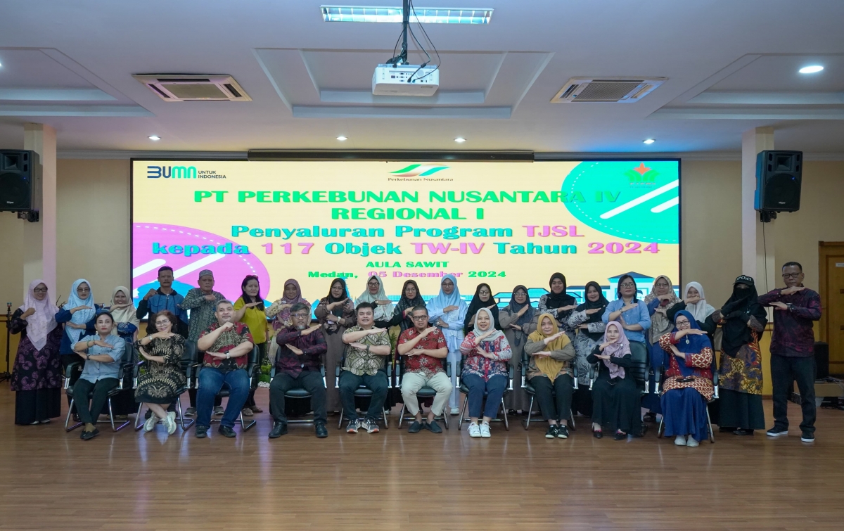 PTPN IV Regional 1 Serahkan Bantuan Tanggung Jawab Sosial Rp 1,4 Miliar kepada 117 Objek