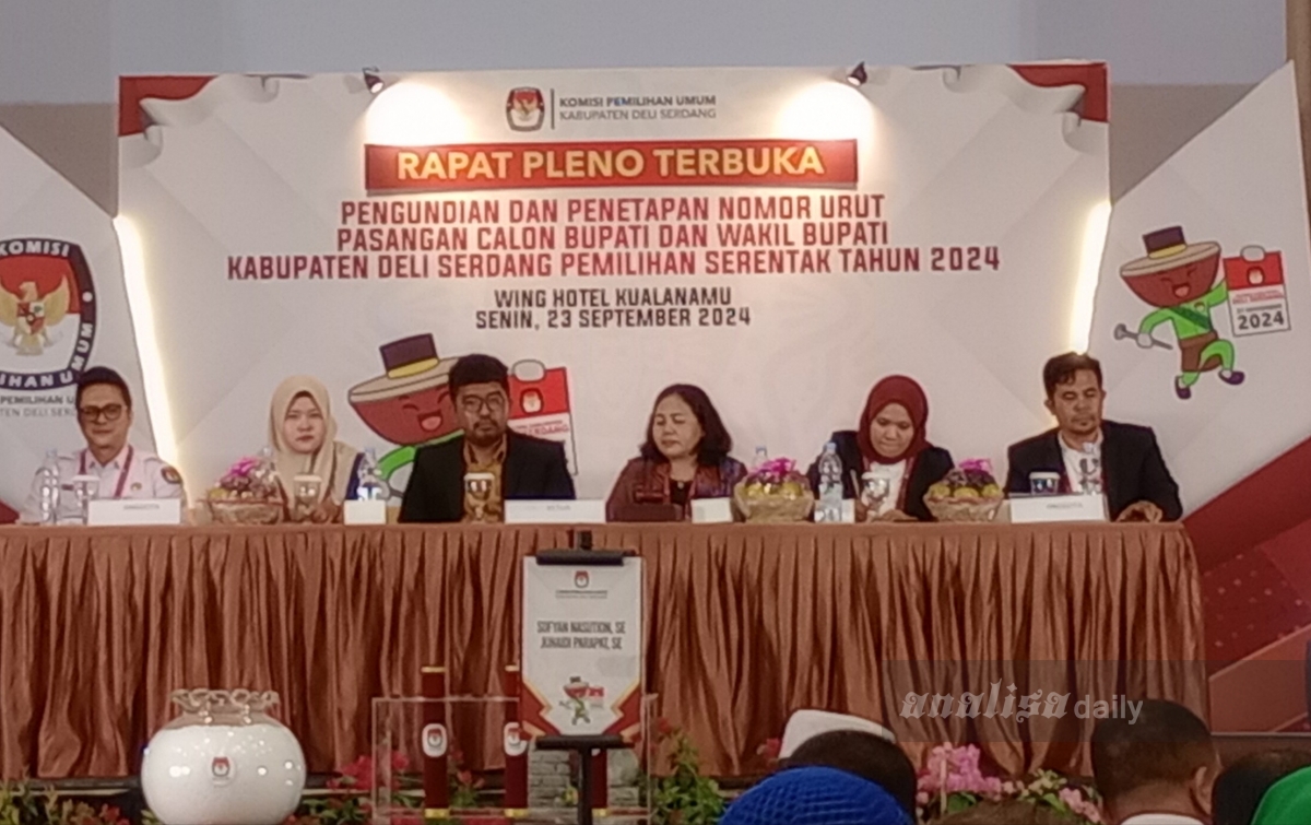 KPU Deliserdang Respon Santai Gugatan Paslon Yusuf-Bayu