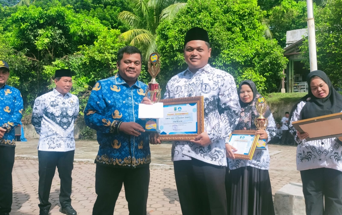 SMP Eka Pendawa Sakti Dinobatkan Sekolah Inspiratif Disdik Paluta