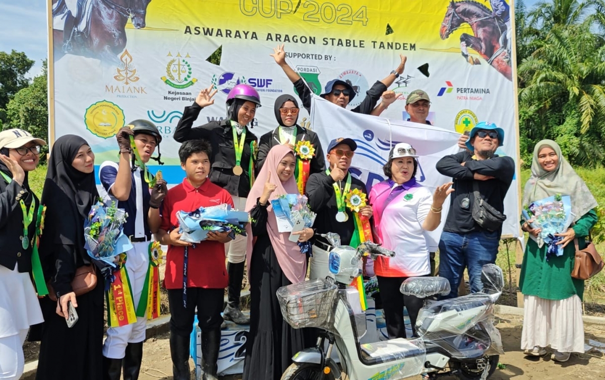 Sumut Equestrian Cup 2024 Sukses, Rider-rider SRS dan Aswaraya Aragon Borong Medali