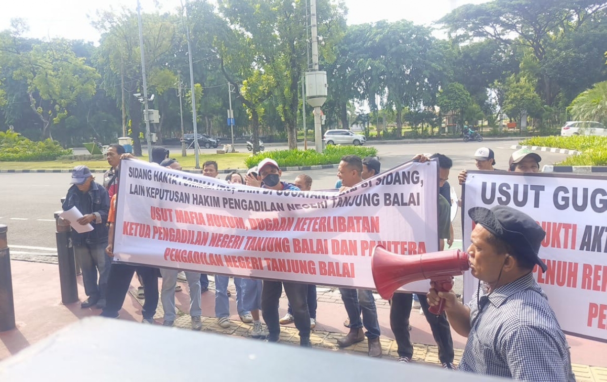 Demo di MA, JPKP: Usut Dugaan Keberpihakan Oknum Hakim dan Panitera di PN Tanjungbalai