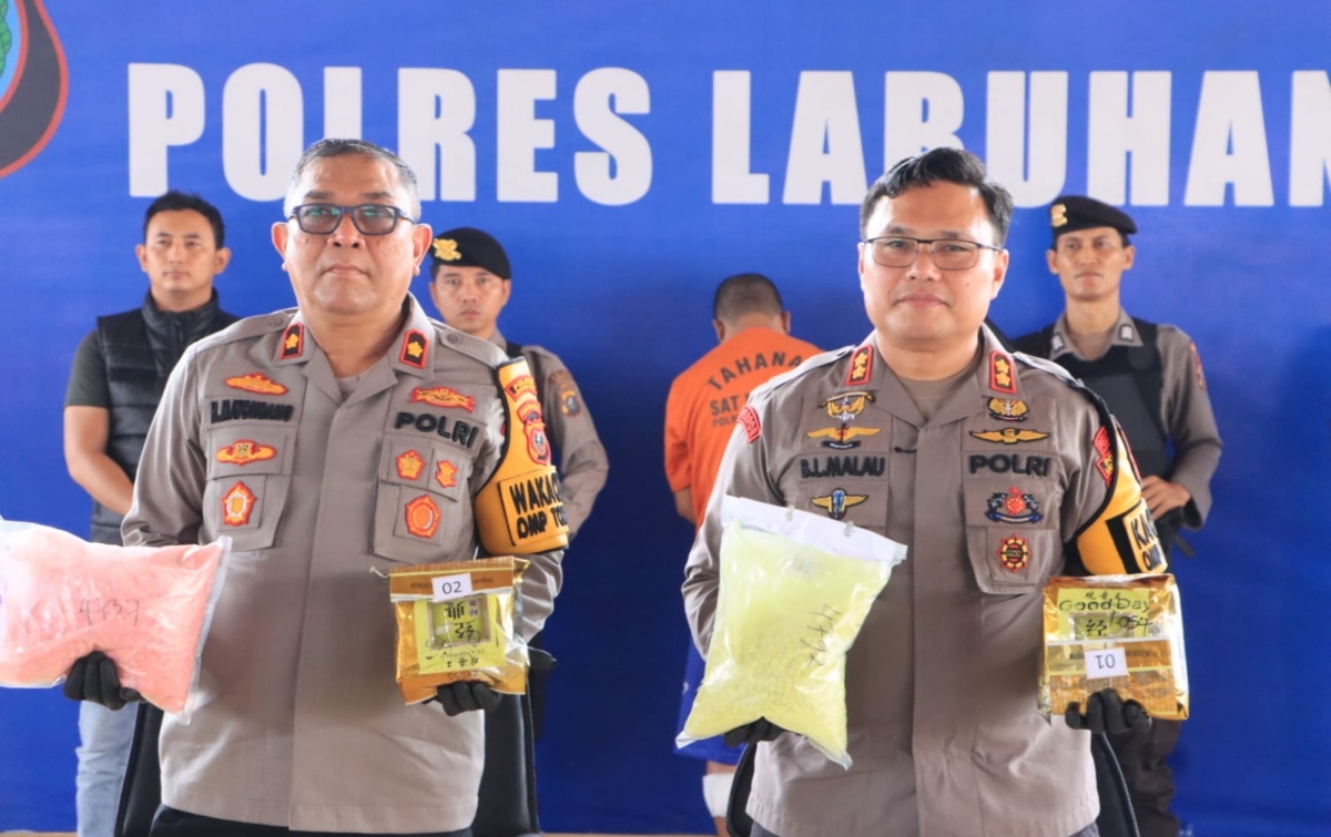 Tangkap Kurir Narkoba, Polisi Gagalkan Peredaran 20 Kg Sabu dan 38.686 Butir Ekstasi