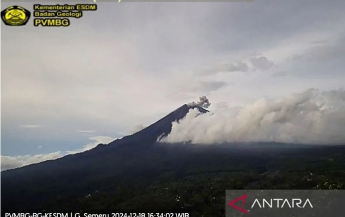 Gunung Semeru Kembali Erupsi