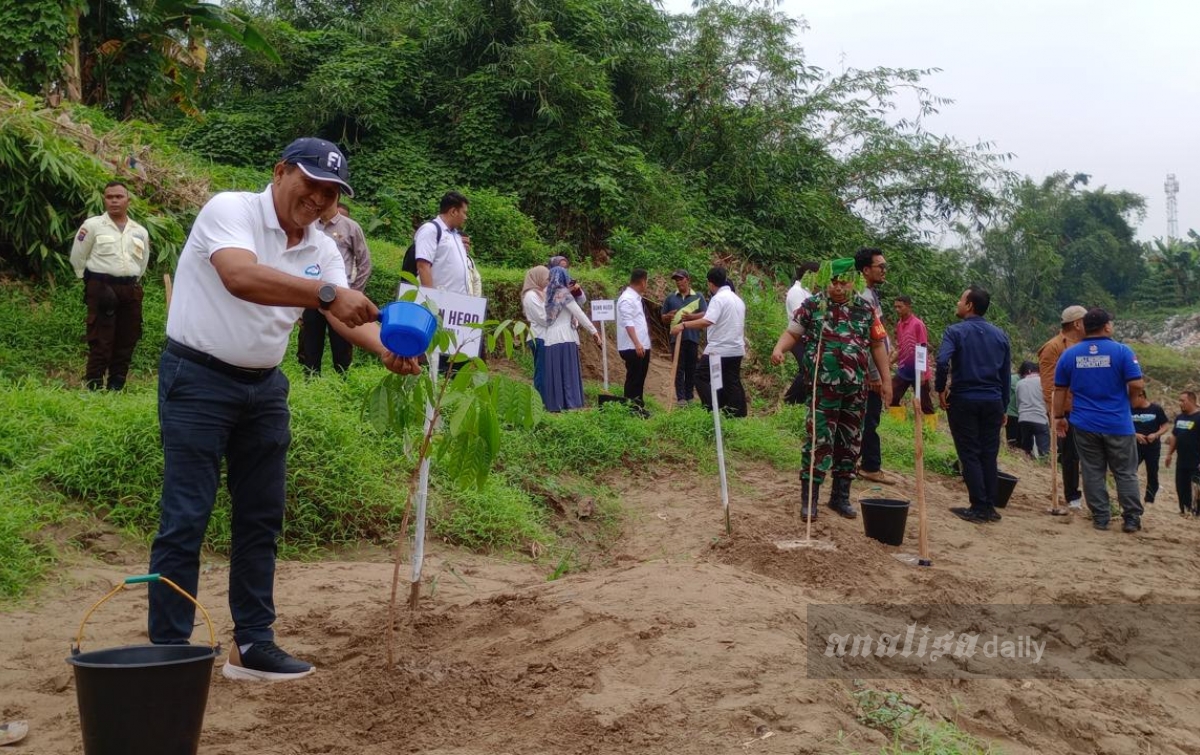 Rayakan Setahun Transformasi, Regional 1 PTPN1 Antisipasi Abrasi Sungai Blumai