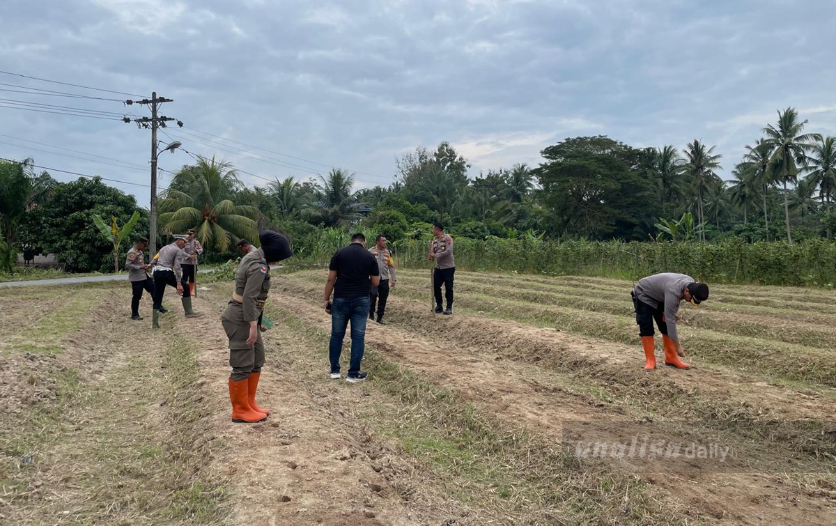 Polres Tanjungbalai Berkontribusi Tingkatkan Ketahanan Pangan