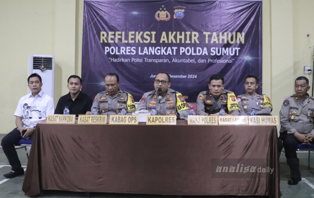 Medio 2024, Polres Langkat Terima 1.036 Aduan Masyarakat, Meningkat dari 2023