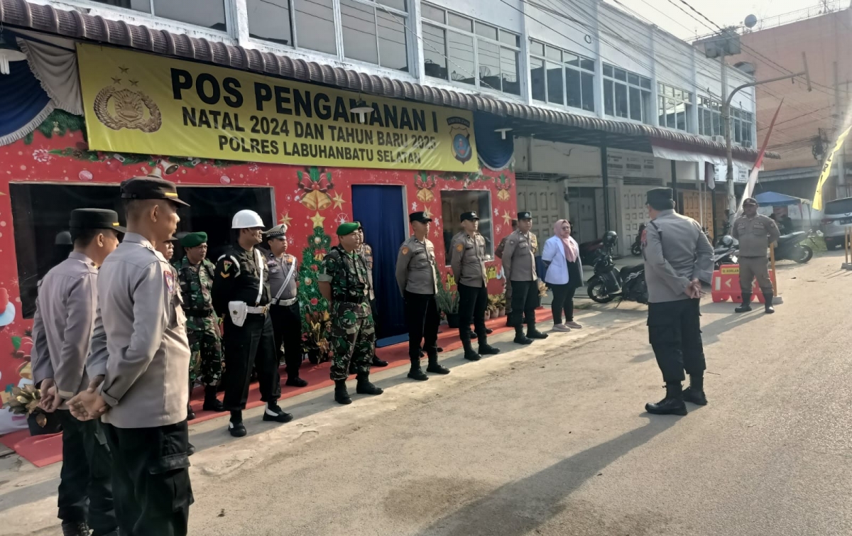 Kapolres Labusel Sampaikan 7 Arahan kepada Petugas Pos Pam