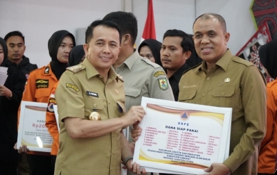 Langkat Terima Bantuan DSP Rp 200 Juta untuk Meminimalisir Dampak Bencana