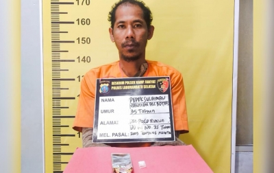 Detik-detik Pengedar Sabu asal Tebing Tinggi Ditangkap Polisi yang Nyamar jadi Pembeli