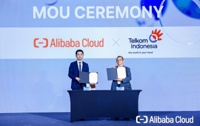 Telkom-Alibaba Cloud Jalin Kerja Sama Perkuat Ekosistem Digital