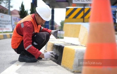 Jelang Nataru, 9 Titik Jalan Tol di Sumut Ruas Medan-Binjai Rampung Diperbaiki