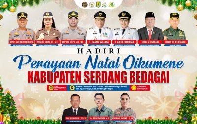 Natal Oikoumene Kabupaten Sergai Diperkirakan Dihadiri 2.000 Peserta