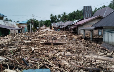 Hujan Deras Picu Banjir Bandang di Tapanuli Selatan, Ratusan Rumah Terendam