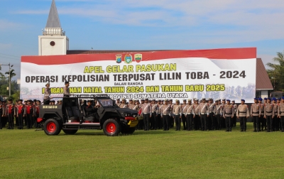 141.605 Personel Gabungan Siap Amankan Nataru di Sumut