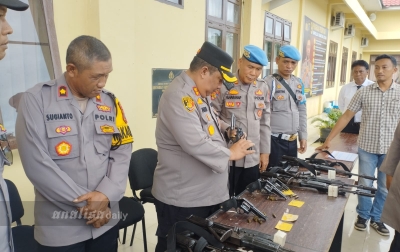 Kapolres Padanglawas: Senjata Api  adalah Tanggungjawab Besar