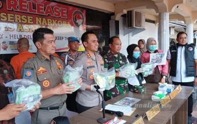 Polisi Tangkap 4 Kurir Narkobadi Perairan Asahan, Sita 6 Kg Sabu Asal Malaysia