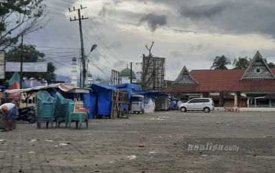 Pemkab Palas Ultimatum Pedagang Tidak Boleh Berjualan di Lapangan Merdeka, 1 Januari 2025 Harus Kosong