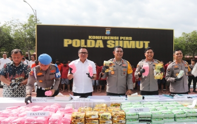 Polda Sumut Selamatkan 10,7 Juta Jiwa dari Ancaman Narkoba Sepanjang 2024