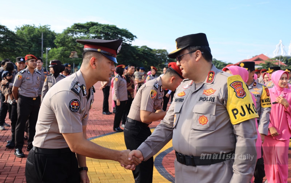 344 Personel Polda Aceh Naik Pangkat