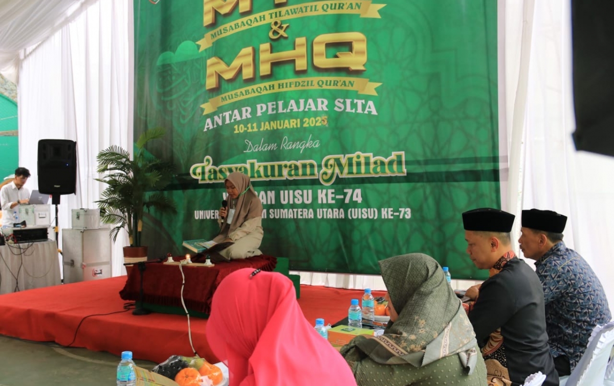 Rangkaian Milad Yayasan dan Universitas, UISU Gelar Kejuaraan MTQ dan Tahfidz Quran