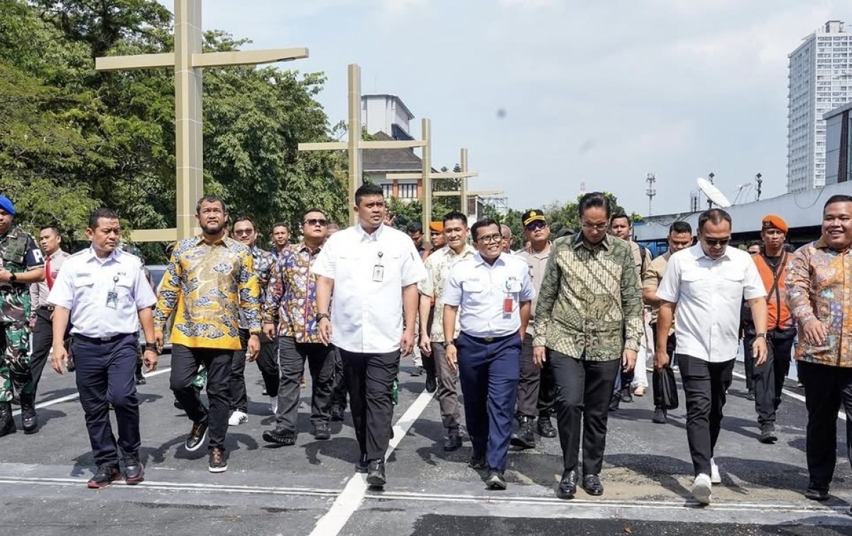 Overpass Rusak Saat Keriuhan Malam Tahun Baru, Bobby Nasution Minta Warga Jaga Fasilitas Umum