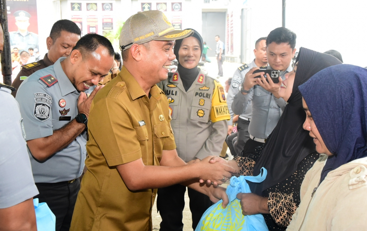 Wujud Asta Cita, Bansos Diserahkan untuk Keluarga WBP Lapas Lubukpakam