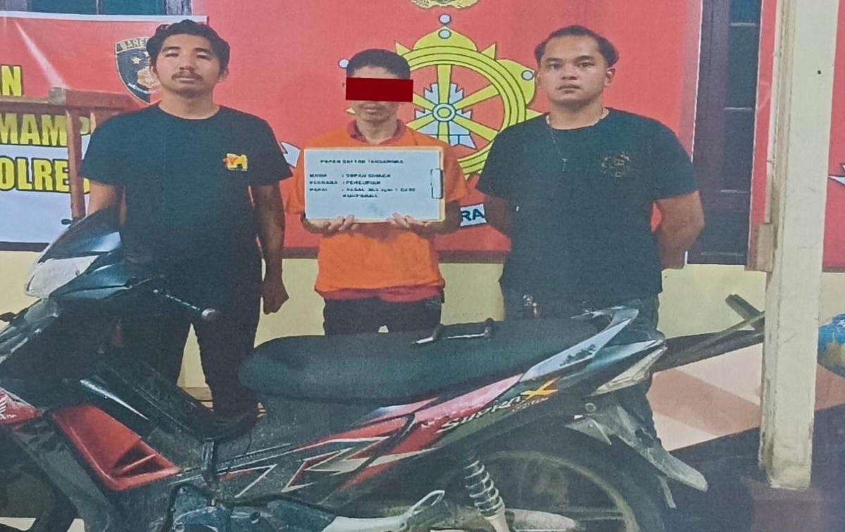 Pria di Dairi Curi Sepeda Motor dari Teras Rumah Lalu Dipakai untuk Jalan-Jalan