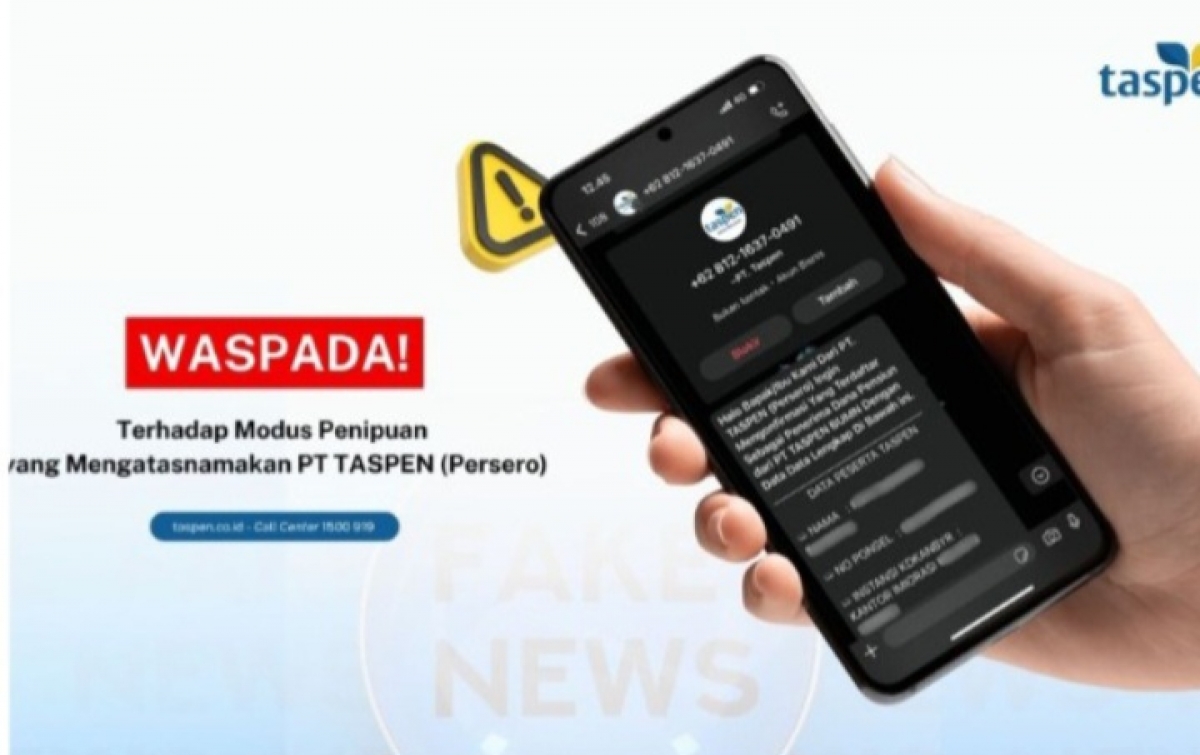 Taspen Imbau Masyarakat Untuk Waspadai Penipuan Lewat Email dan SMS