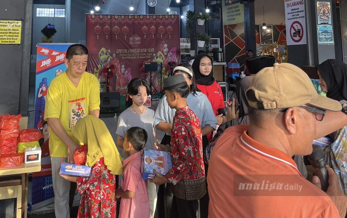 Merayakan Imlek, Pondok dan Kopi Bali Lestari Santuni Anak Yatim