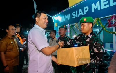 Pastikan Situasi Terkendali, Heri Wahyudi Tinjau Pos Pam Nataru di Simpang Sei Suka