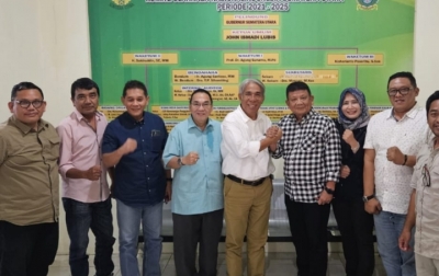 Ketum Baru FOPI Silaturahim KONI Sumut