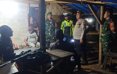 Tim Gabungan Polsek Barumun Tengah Laksanakan Patroli KRYD